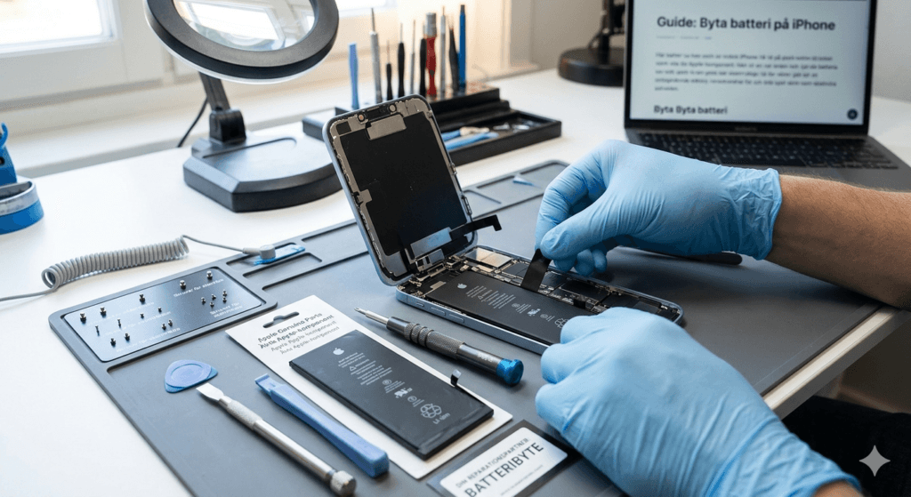 batteribyte på iPhone i Borås