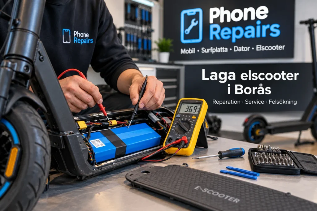 Laga elscooter i Borås – felsökning hos Phone Repairs